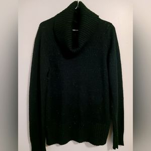 Black cowl neck sweater
